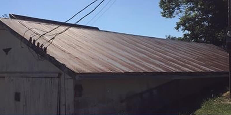 Before Roof Coating